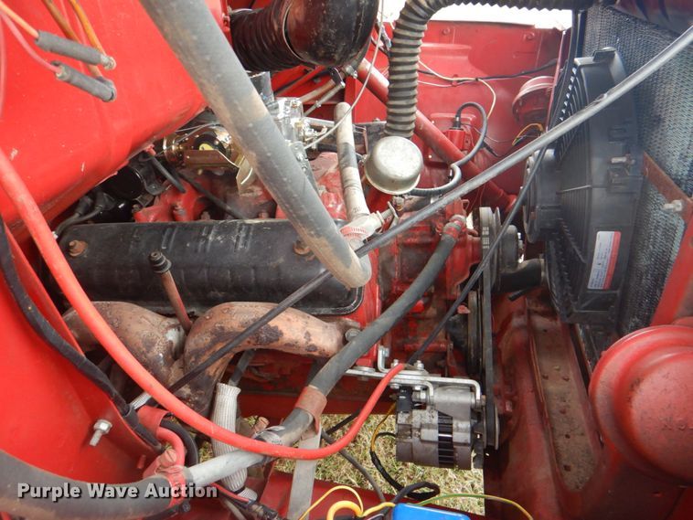 image for item DN6541 1955 Ford C750 Big Job  dump flatbed truck
