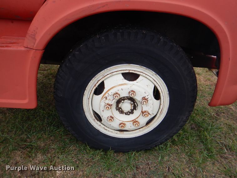 image for item DN6541 1955 Ford C750 Big Job  dump flatbed truck