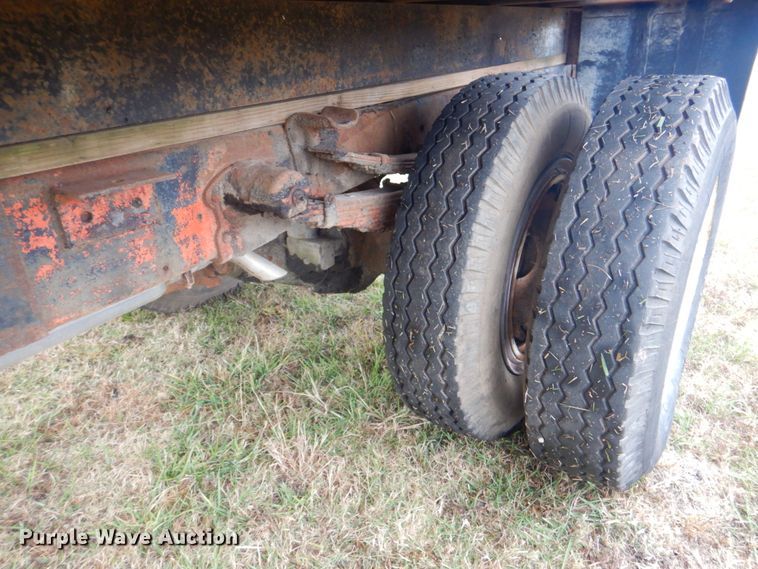 image for item DN6541 1955 Ford C750 Big Job  dump flatbed truck