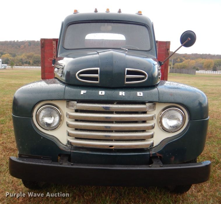 image for item DN6542 1948 Ford F6  grain truck