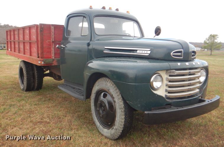 image for item DN6542 1948 Ford F6  grain truck