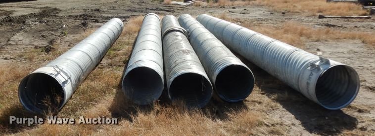 image for item ED9885 (5) galvanized culverts