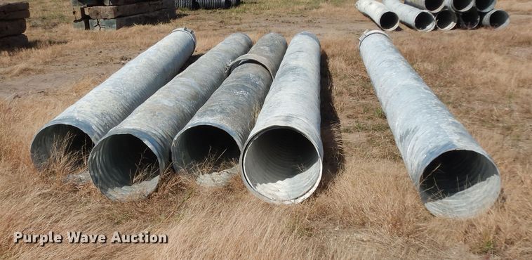 image for item ED9885 (5) galvanized culverts