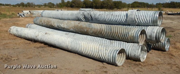 image for item ED9886 (9) galvanized culverts