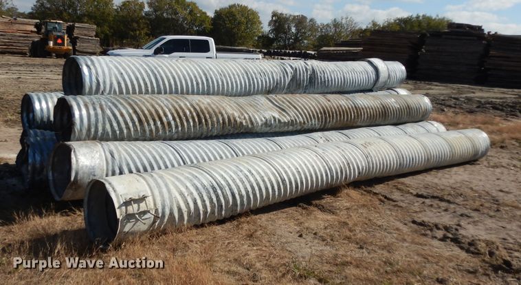 image for item ED9886 (9) galvanized culverts