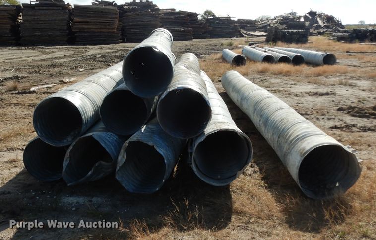 image for item ED9886 (9) galvanized culverts