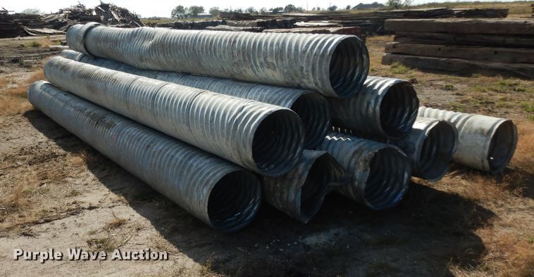 image for item ED9886 (9) galvanized culverts