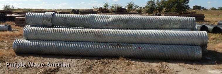 image for item ED9886 (9) galvanized culverts