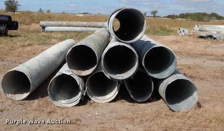 image for item ED9886 (9) galvanized culverts