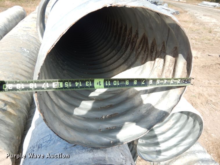 image for item ED9886 (9) galvanized culverts