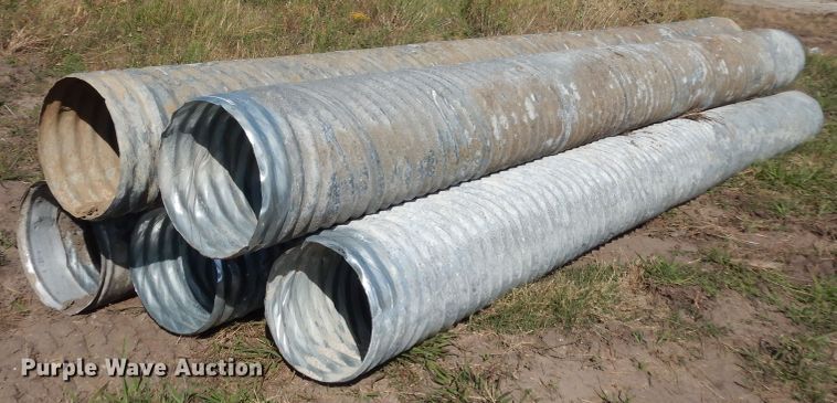 image for item ED9888 (5) galvanized culverts