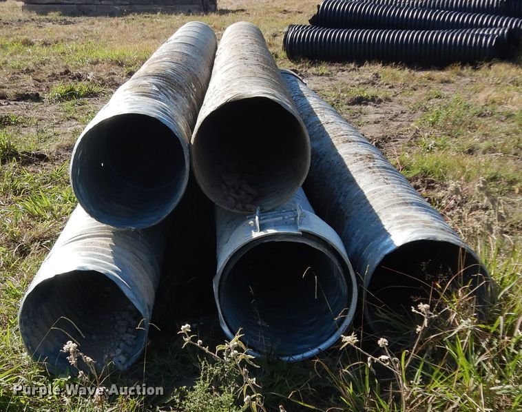 image for item ED9888 (5) galvanized culverts