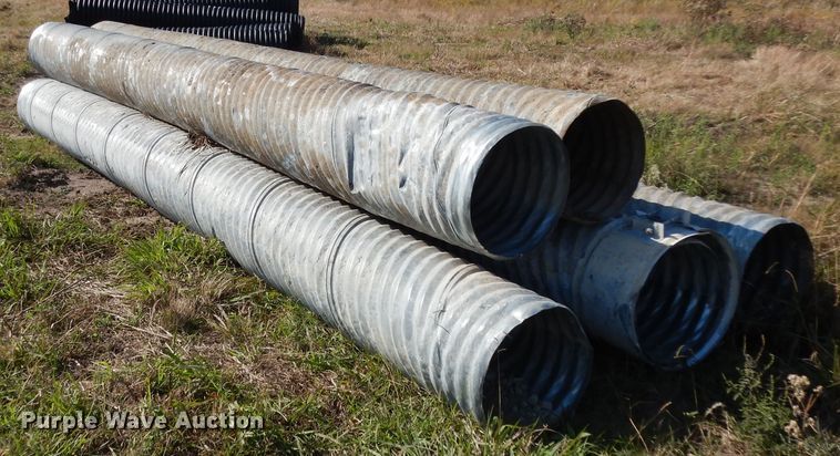image for item ED9888 (5) galvanized culverts