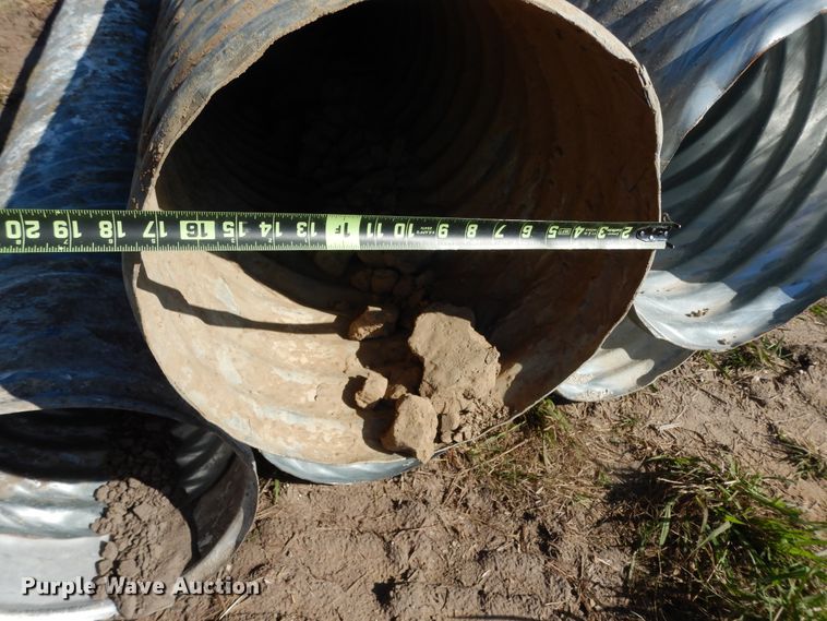 image for item ED9888 (5) galvanized culverts