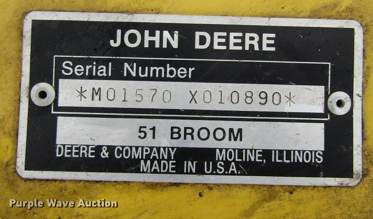 image for item EV9370 John Deere 51 Broom  broom