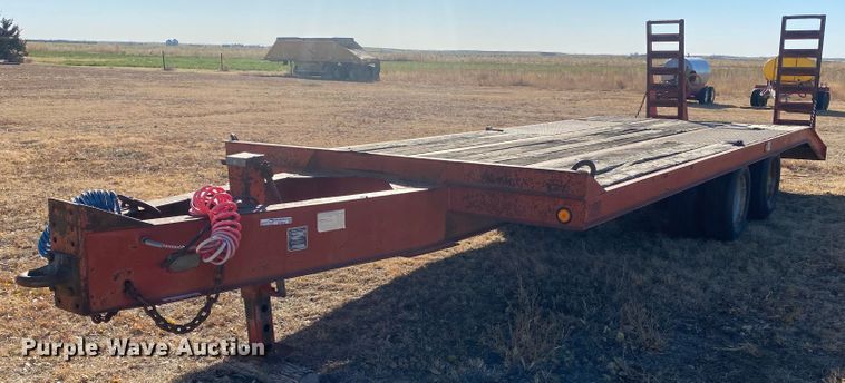 image for item EX9652 1992 Butler B-2024-A  equipment trailer