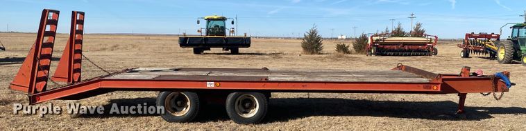 image for item EX9652 1992 Butler B-2024-A  equipment trailer