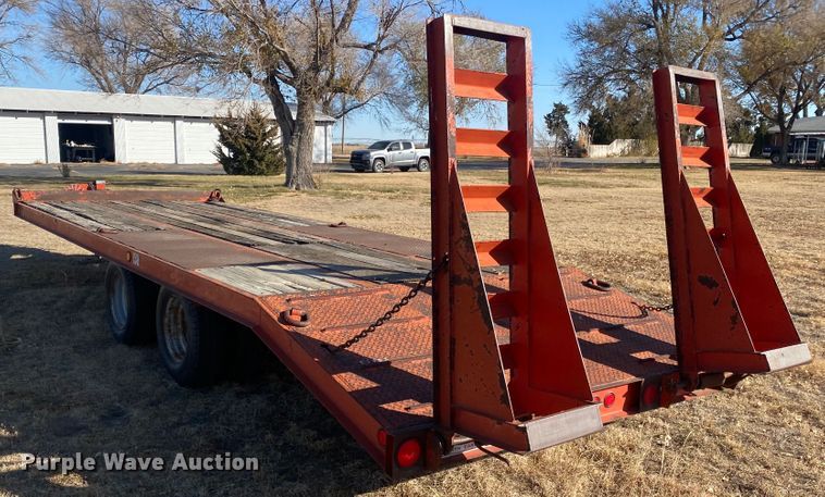 image for item EX9652 1992 Butler B-2024-A  equipment trailer