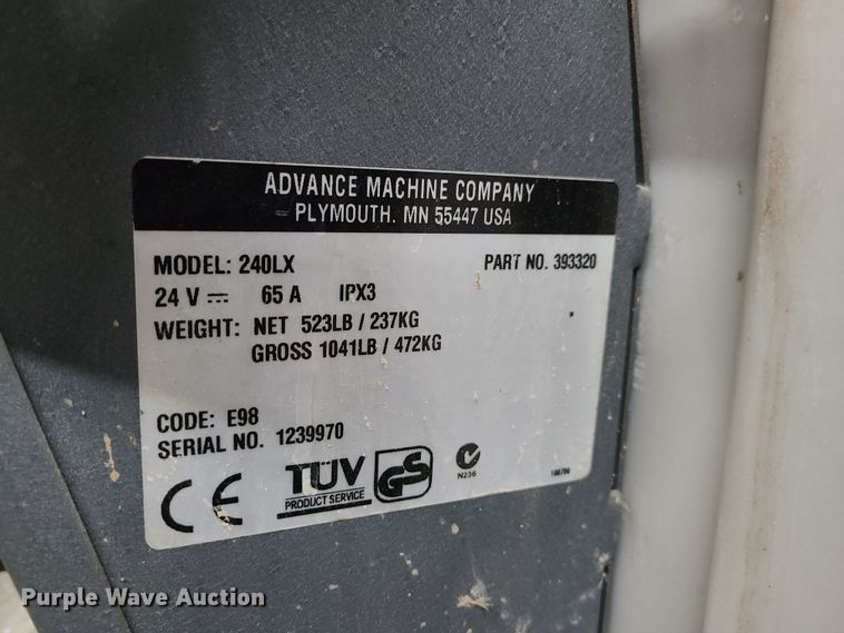 image for item EZ9244 (2) floor scrubbers