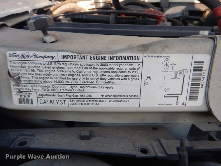 image for item HT9493 2003 Ford E450  shuttle bus