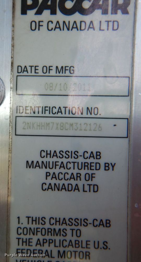 image for item HT9494 2012 Kenworth T370  flatbed truck