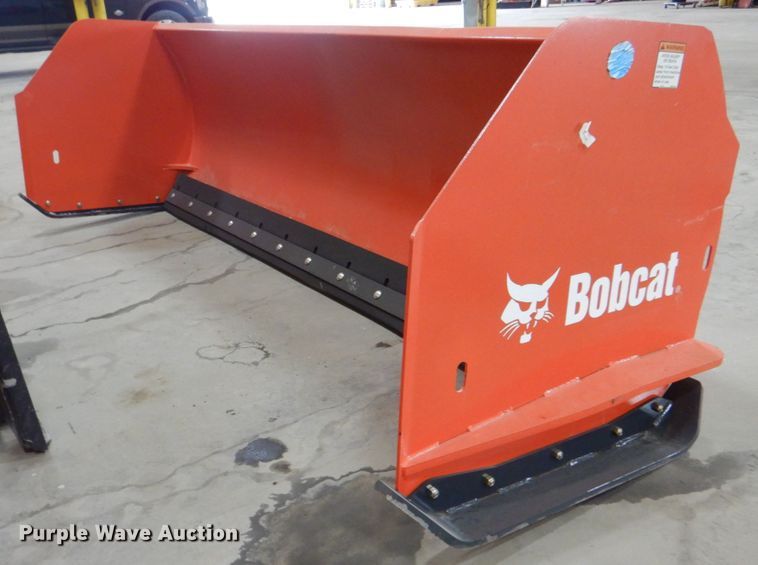 image for item ID9158 Bobcat  10'W skid steer snow pusher