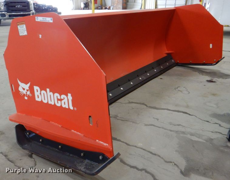 image for item ID9158 Bobcat  10'W skid steer snow pusher