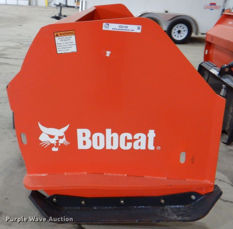 image for item ID9158 Bobcat  10'W skid steer snow pusher