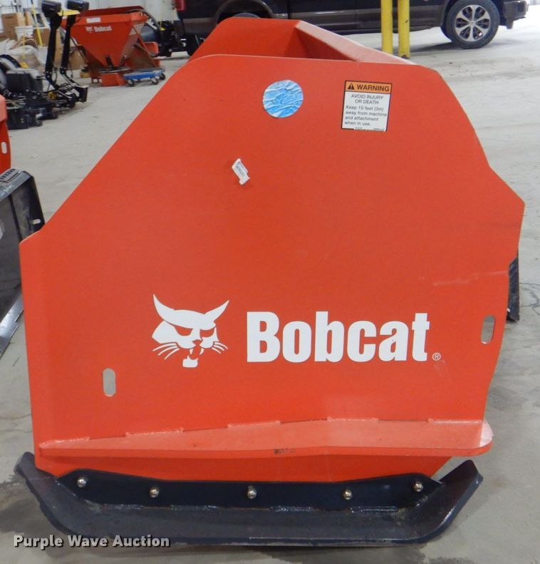 image for item ID9158 Bobcat  10'W skid steer snow pusher