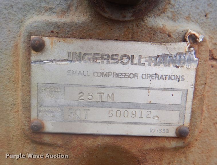 image for item ID9163 Ingersoll Rand 25TM  air compressor