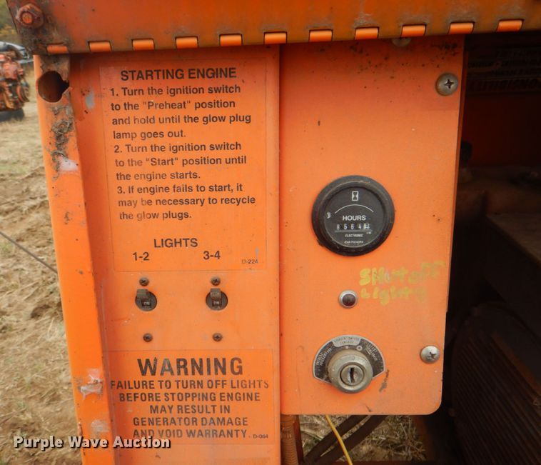 image for item ID9166 Allmand  light plant