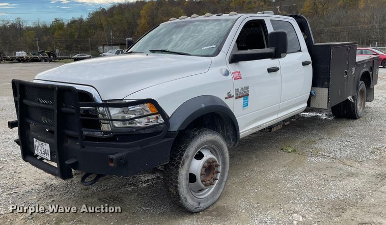 image for item IK9634 2013 Dodge Ram 5500  Crew Cab flatbed truck