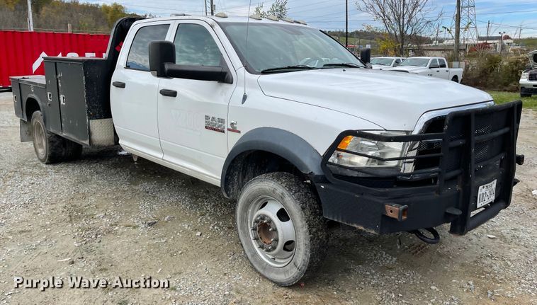 image for item IK9634 2013 Dodge Ram 5500  Crew Cab flatbed truck
