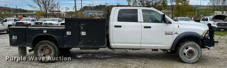 image for item IK9634 2013 Dodge Ram 5500  Crew Cab flatbed truck