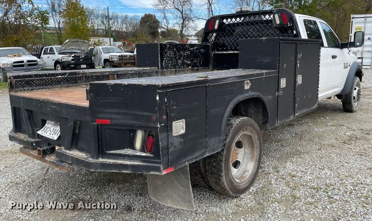 image for item IK9634 2013 Dodge Ram 5500  Crew Cab flatbed truck