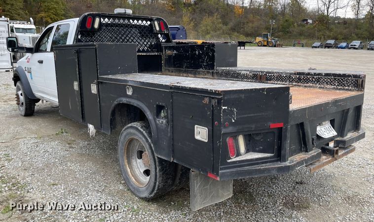 image for item IK9634 2013 Dodge Ram 5500  Crew Cab flatbed truck