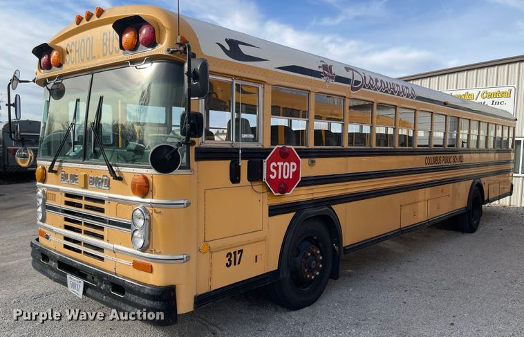 image for item IK9682 1987 Blue Bird  school bus