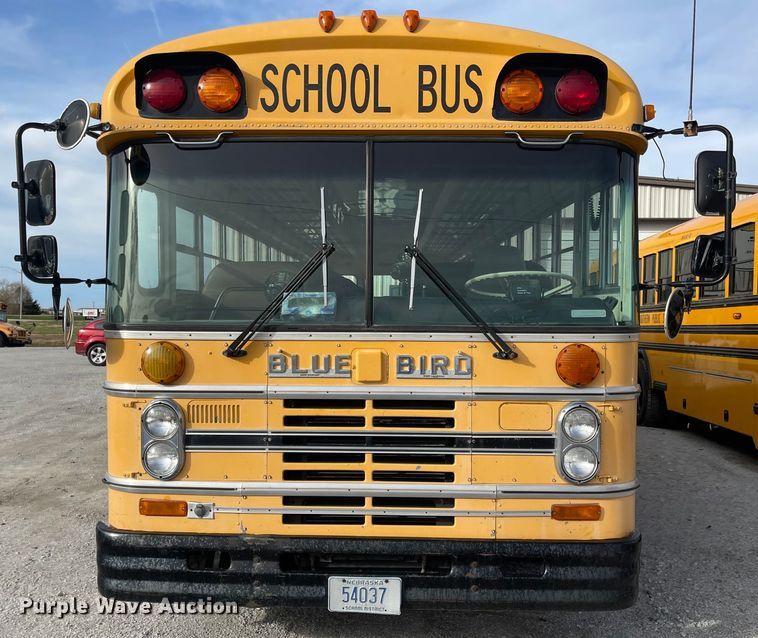 image for item IK9682 1987 Blue Bird  school bus