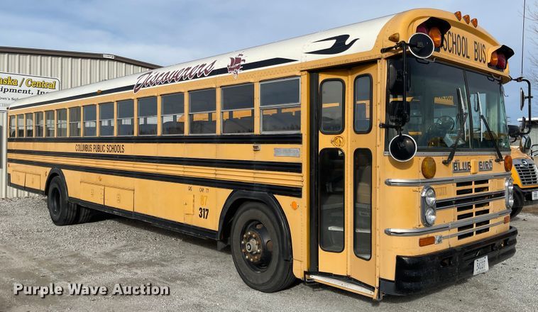 image for item IK9682 1987 Blue Bird  school bus