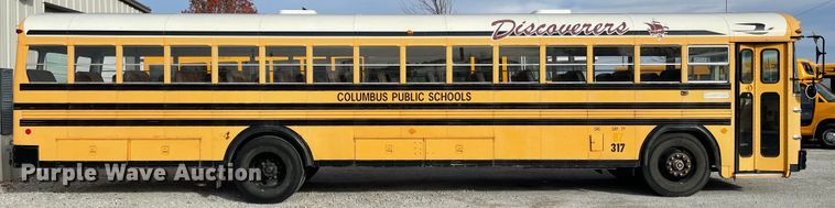 image for item IK9682 1987 Blue Bird  school bus