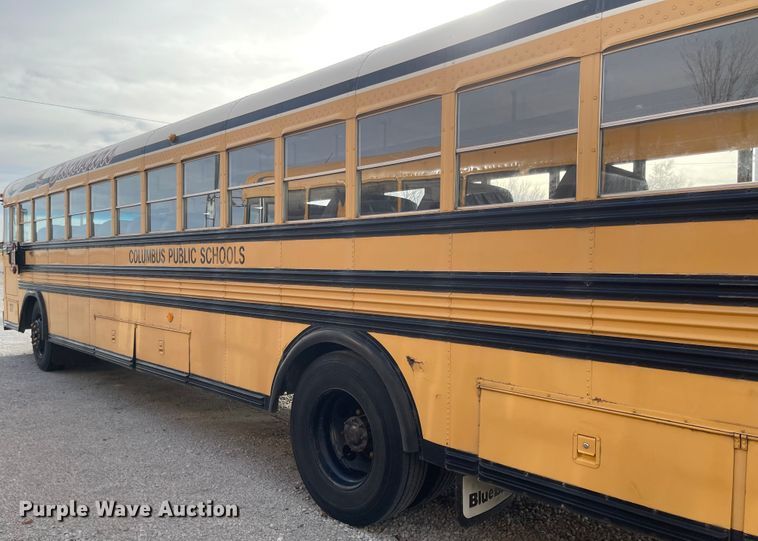image for item IK9682 1987 Blue Bird  school bus