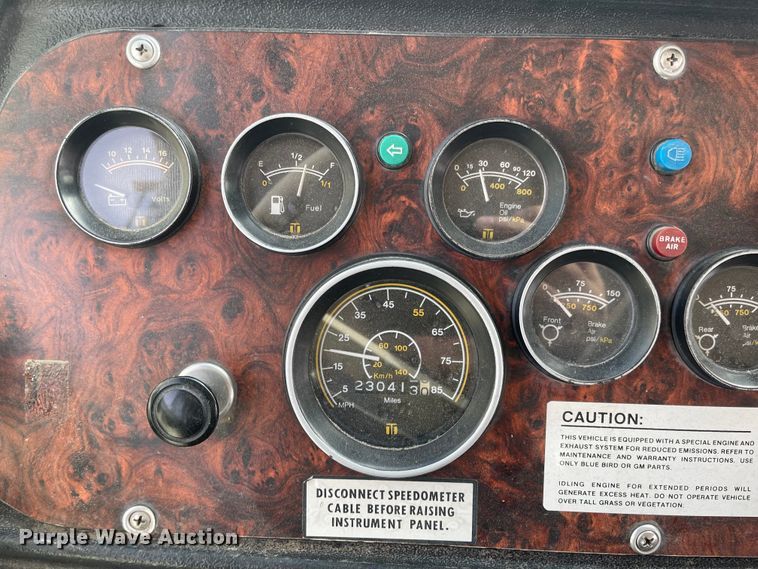 image for item IK9682 1987 Blue Bird  school bus