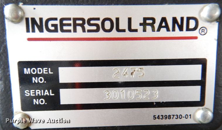 image for item IV9811 Ingersoll Rand 2475  air compressor
