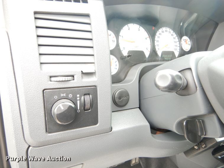 image for item JF9976 2008 Dodge Ram 5500 Heavy Duty  Crew Cab flatbed truck