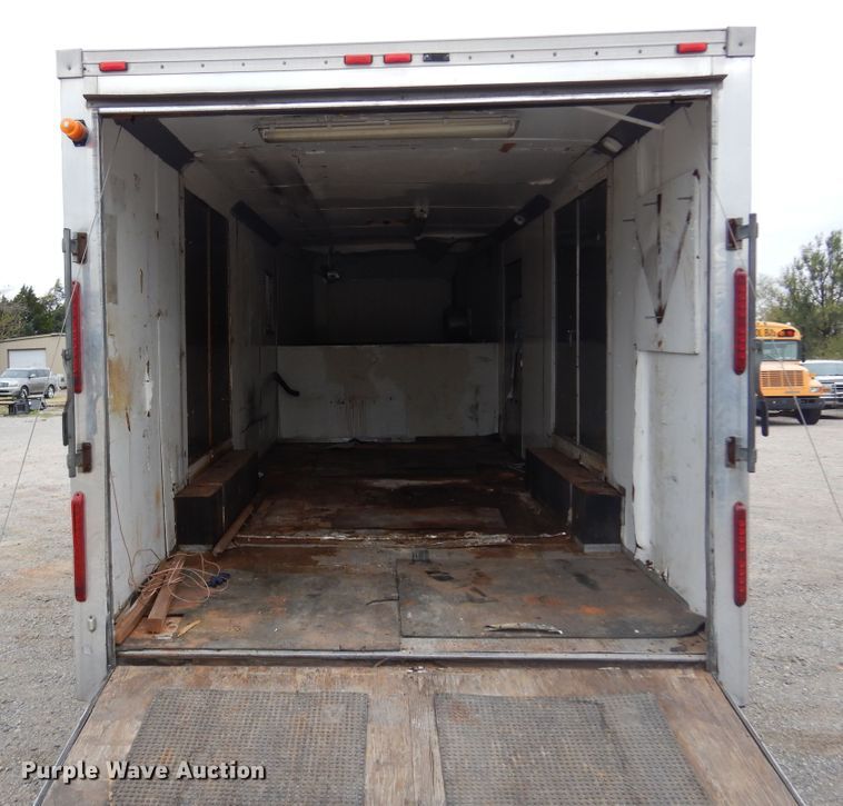image for item JJ9910 2011 Horton Van's Inc  enclosed cargo trailer