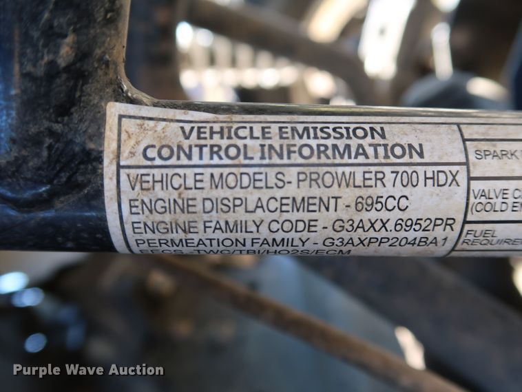 image for item JS9781 2016 Arctic Cat 700 HDX XT  utility vehicle