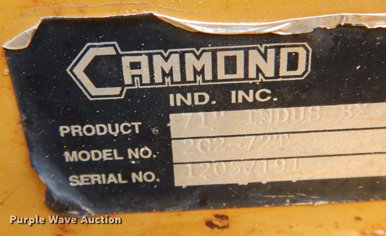 image for item JT9423 Cammond 2C2-72T  box blade