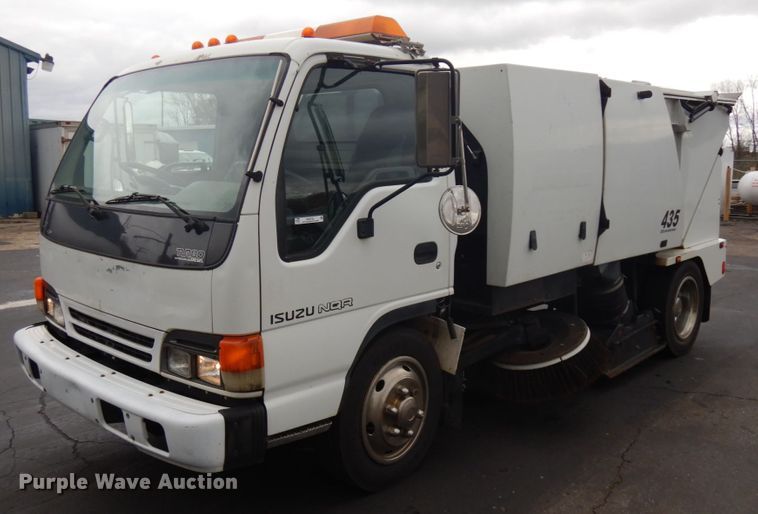 image for item KK9703 2004 Isuzu NQR  street sweeper truck