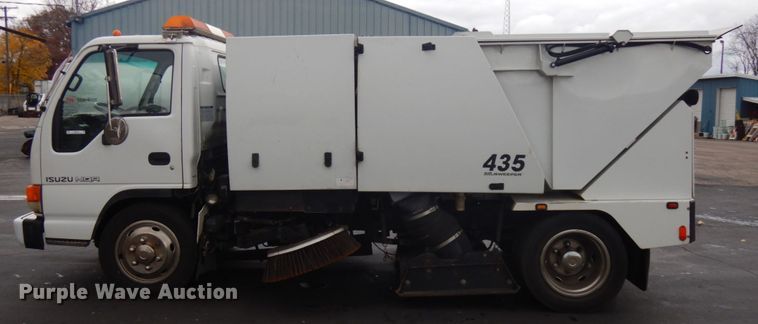 image for item KK9703 2004 Isuzu NQR  street sweeper truck