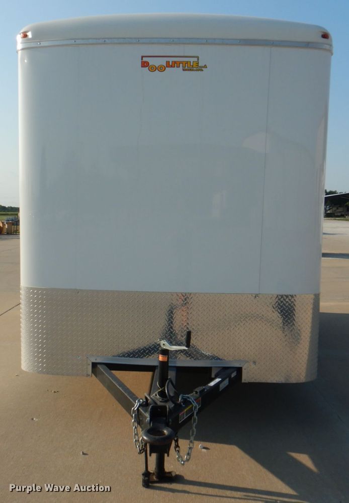 image for item KX9388 2009 Doolittle  enclosed cargo trailer